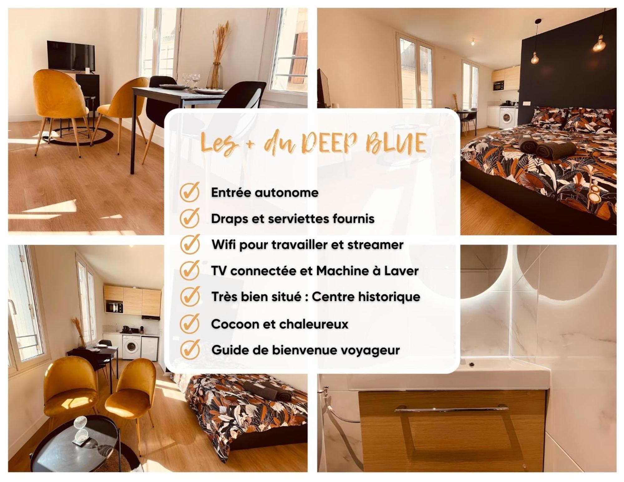 Apartamento Le deep blue - Centre historique - Wifi et Netflix - Stationnement aisé Niort Exterior foto