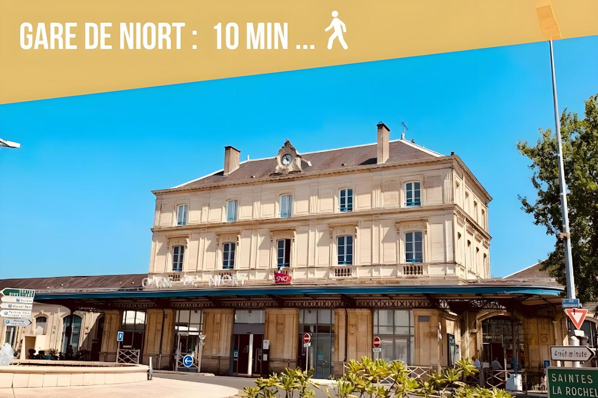 Apartamento Le deep blue - Centre historique - Wifi et Netflix - Stationnement aisé Niort Exterior foto